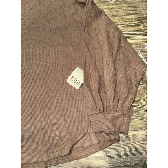 a.n.a Womens Semi Sweet Choc Chip V-Neck Lightweight Top Size 3X. NWT. 10 - Picture 2 of 8